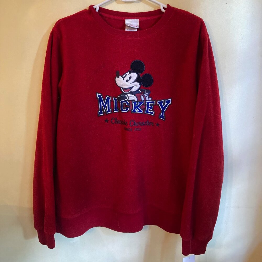 Vintage look Mickey Mouse crew neck sweatshirt